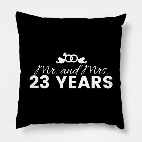 Mr & Mrs - Plush and Stylish Pillow